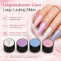 Preview: Set de 4 Geles de Color UV Mermaid Color Gel – Efecto Concha